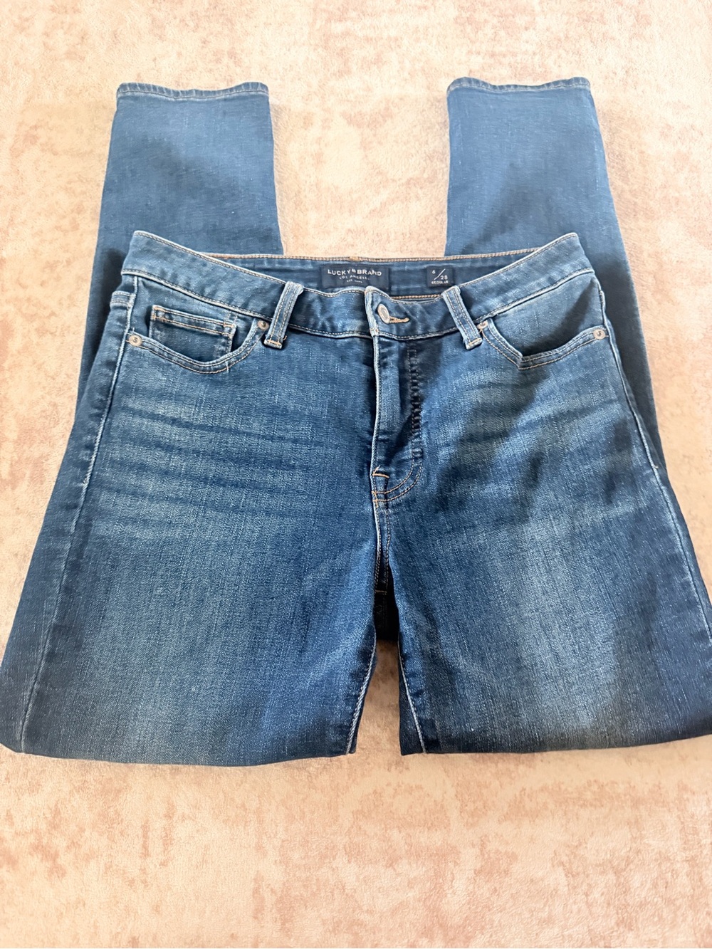 Lucky Brand Women's Medium Blue Skinny Jeans